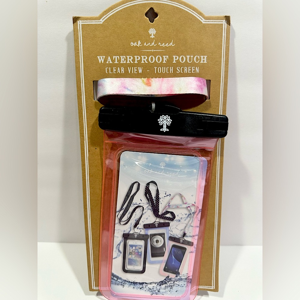 Oak and Reed Waterproof Phone Pouch - Pink
